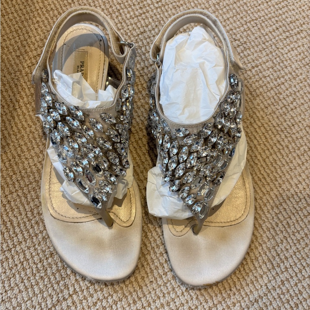 Prada Diamond Sandals
